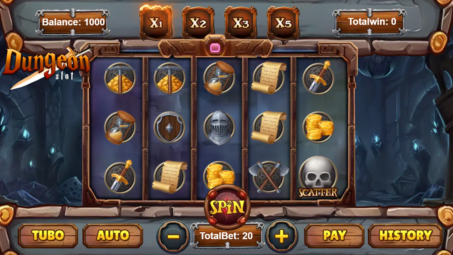 Dungeon Slot Gameplay